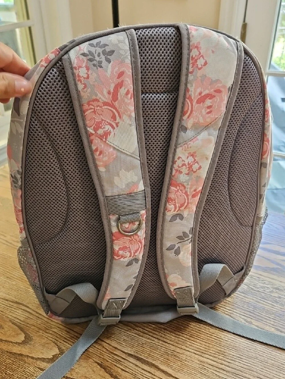 Floral Pink & Gray Girl's Backpack - Pottery Barn Kids/Teen